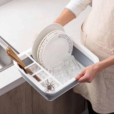 Escurridor Plegable para Platos y Vajilla de Cocina - Image 12