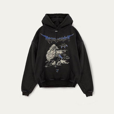 Sudadera Retro Hip Hop Tiburón Reaper - Image 8