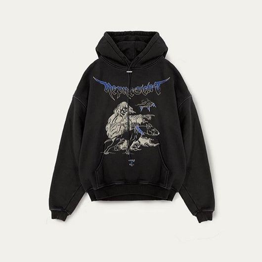 Sudadera Retro Hip Hop Tiburón Reaper - Image 8