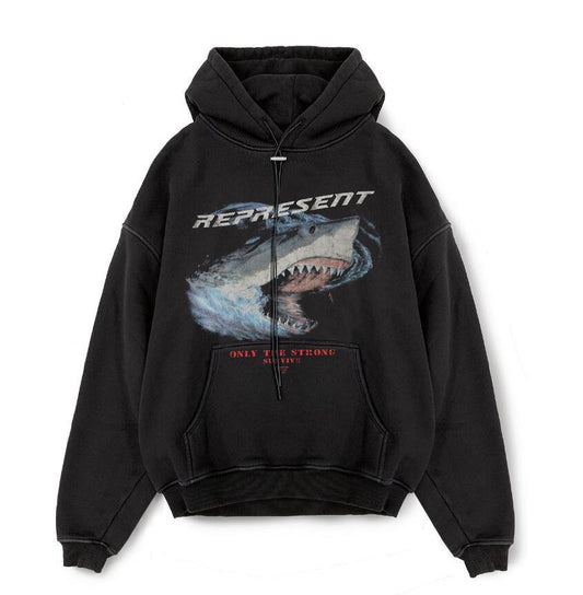Sudadera Retro Hip Hop Tiburón Reaper