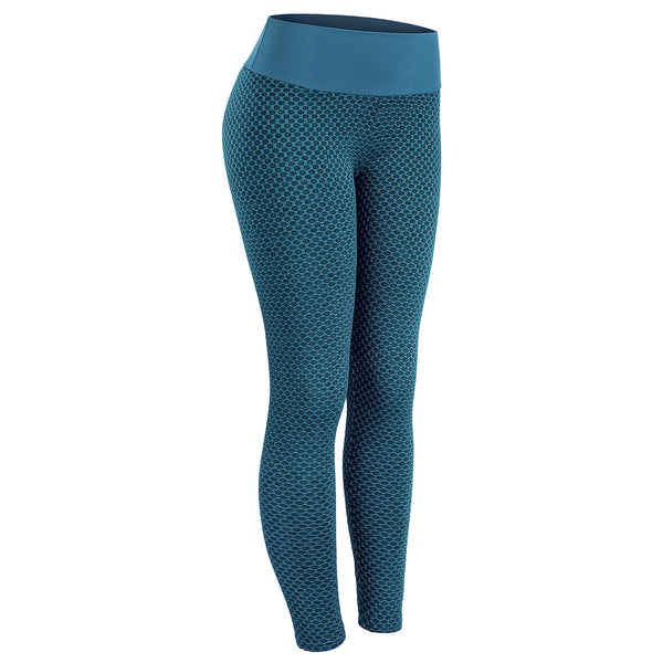 Leggins Deportivos Cintura Alta con Detalles Mesh Durazno