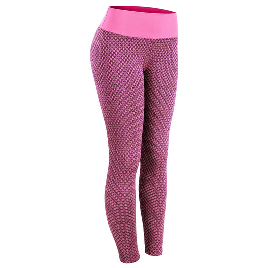 Leggins Deportivos Cintura Alta con Detalles Mesh Durazno - Image 3