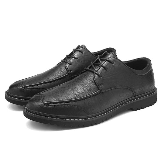 Zapatos Casuales de Cuero para Hombre Four Seasons - Image 9