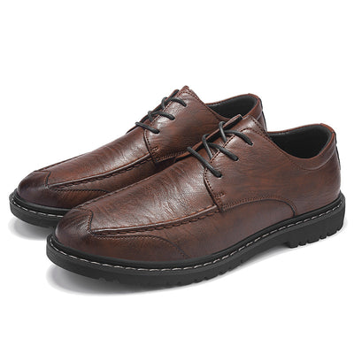 Zapatos Casuales de Cuero para Hombre Four Seasons - Image 6