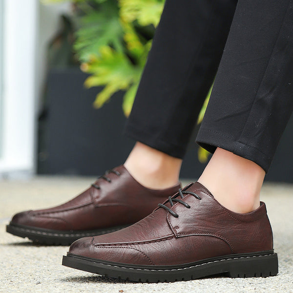 Zapatos Casuales de Cuero para Hombre Four Seasons