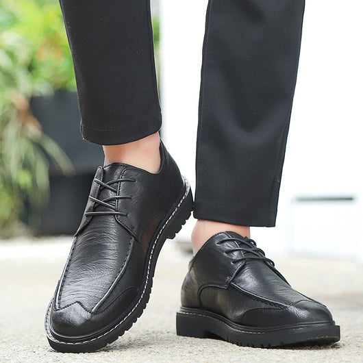 Zapatos Casuales de Cuero para Hombre Four Seasons - Image 5