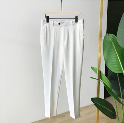 Pantalones Casuales Hombre Corte Coreano Ajuste Vertical - Image 4