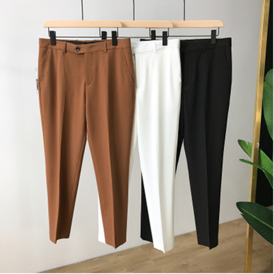Pantalones Casuales Hombre Corte Coreano Ajuste Vertical - Image 5