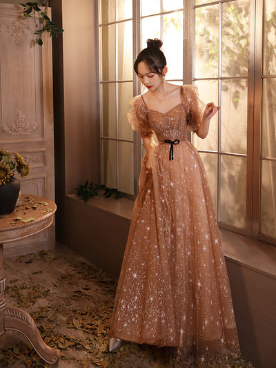 Vestido de Noche Elegante con Falda Voluminosa Estilo Francés - Image 8