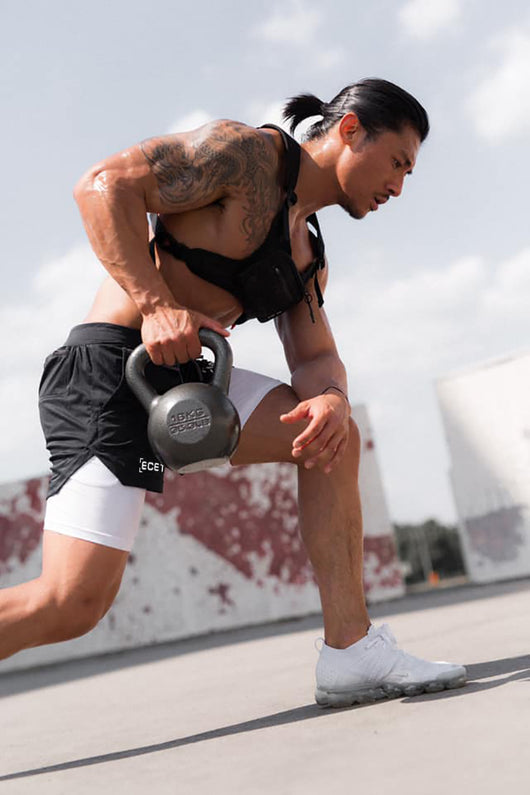 Pantalones de Fitness Transpirables de Doble Capa para Hombre - Image 14