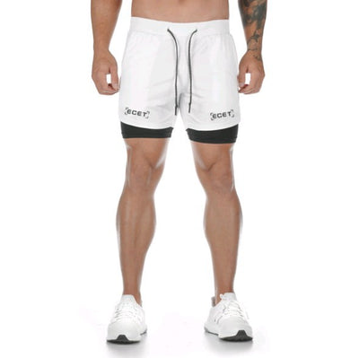 Pantalones de Fitness Transpirables de Doble Capa para Hombre - Image 13