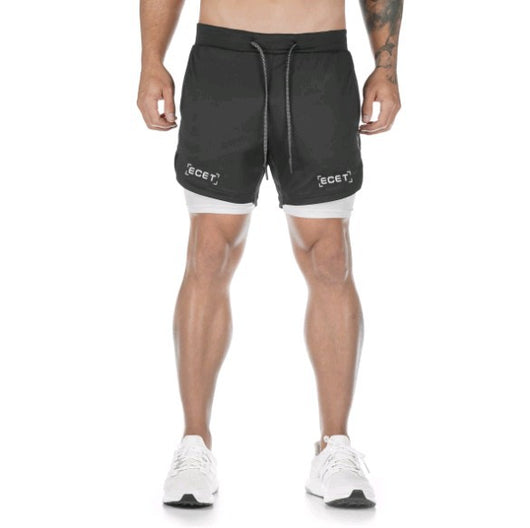 Pantalones de Fitness Transpirables de Doble Capa para Hombre - Image 18