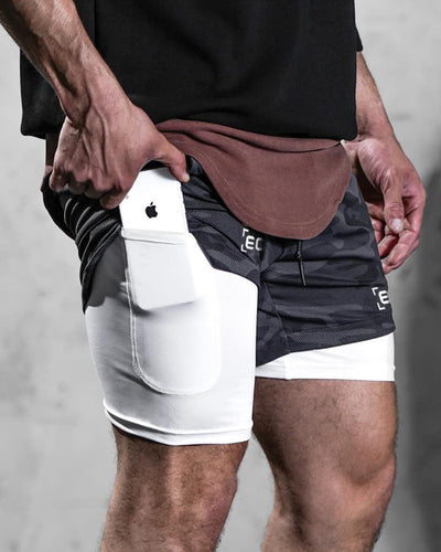 Pantalones de Fitness Transpirables de Doble Capa para Hombre - Image 4
