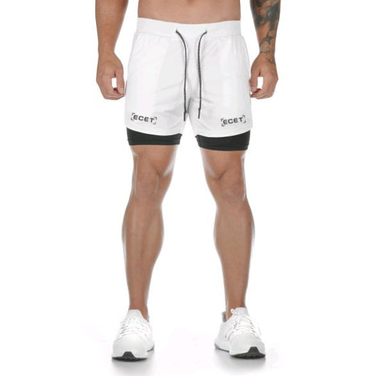 Pantalones de Fitness Transpirables de Doble Capa para Hombre - Image 2