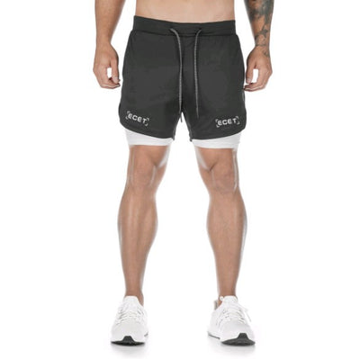 Pantalones de Fitness Transpirables de Doble Capa para Hombre - Image 5