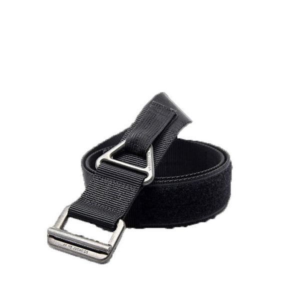 Cinturón Táctico Nylon Canvas Negro Hawk para Rescate y Rappel