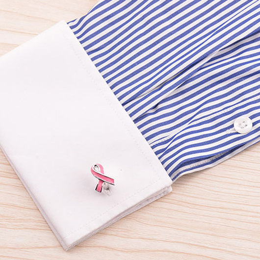 Gemelos Elegantes con Moño Rosa - Accesorios Sofisticados para Hombre - Image 5