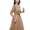 Elegant Starry Sky Gown for Event Hostess