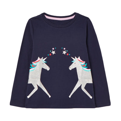 Playera Infantil de Manga Larga con Cuello Redondo y Diseño Cartoon - Image 17