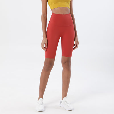 Pantalones Yoga Cintura Alta Levanta Glúteos Shorts Ajustados Cinco Puntos - Image 17