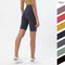 Pantalones Yoga Cintura Alta Levanta Glúteos Shorts Ajustados Cinco Puntos