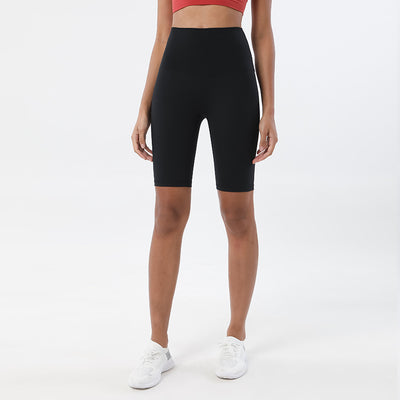 Pantalones Yoga Cintura Alta Levanta Glúteos Shorts Ajustados Cinco Puntos - Image 6