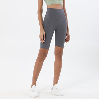 Pantalones Yoga Cintura Alta Levanta Glúteos Shorts Ajustados Cinco Puntos - Image 7
