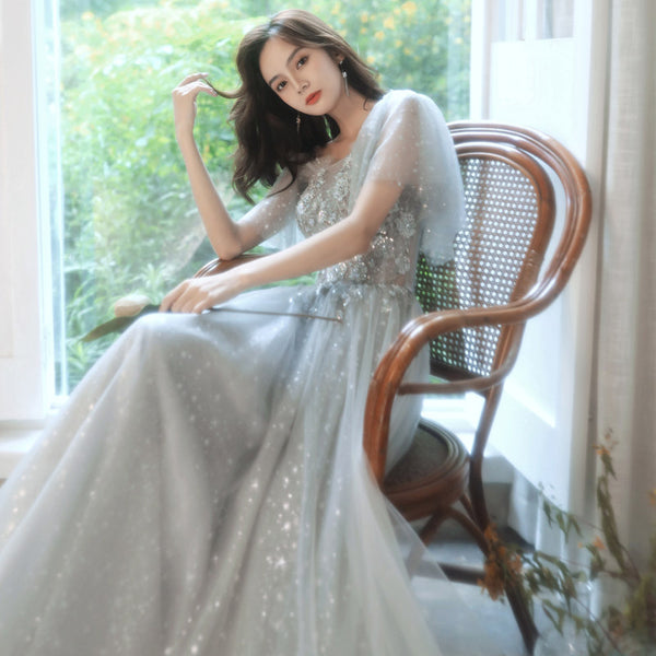 Vestido de Noche Elegante y Ligero para Banquetes