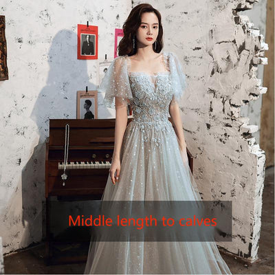 Vestido de Noche Elegante y Ligero para Banquetes - Image 4