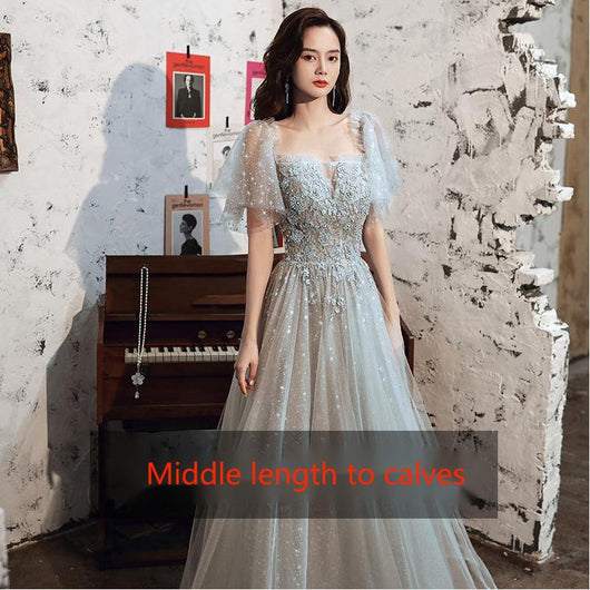 Vestido de Noche Elegante y Ligero para Banquetes - Image 4