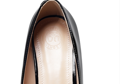 Zapatos de Tacón Grueso con Punta Cuadrada para Mujer Talla Grande - Image 7