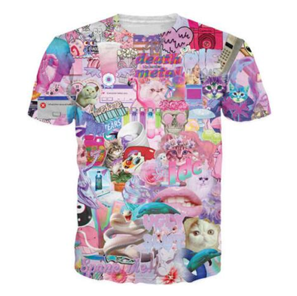 Playera Unisex Estampado Digital Creativo - Cómoda y Versátil para Verano - Image 8