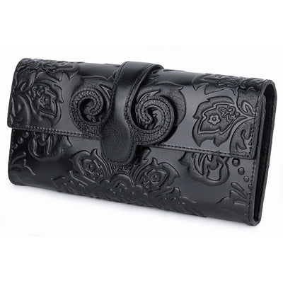 Billetera Larga para Mujer en Cuero Engrasado Premium - Image 10