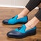 Zapatos de Cuero Casual con Punta Afilada para Hombre