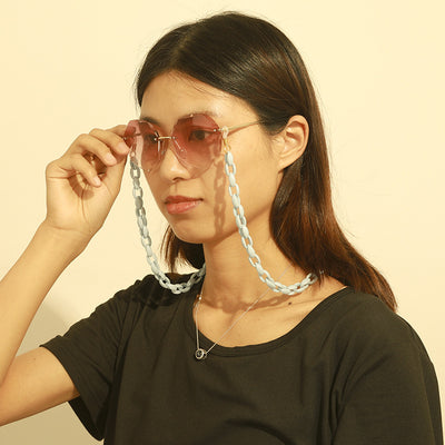 Cadena para Lentes de Acrílico con Diseño de Dientes en Colores Pastel - Image 14