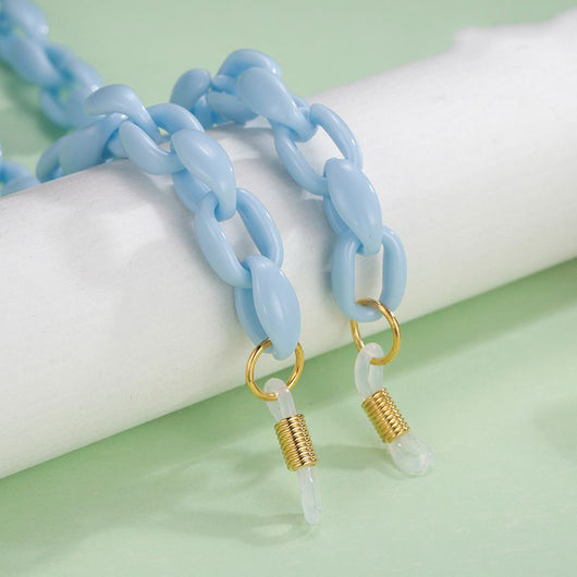 Cadena para Lentes de Acrílico con Diseño de Dientes en Colores Pastel - Image 18