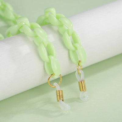 Cadena para Lentes de Acrílico con Diseño de Dientes en Colores Pastel - Image 15