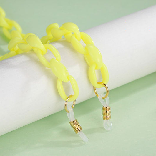 Cadena para Lentes de Acrílico con Diseño de Dientes en Colores Pastel - Image 19