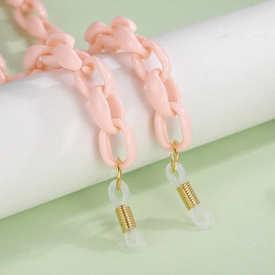 Cadena para Lentes de Acrílico con Diseño de Dientes en Colores Pastel - Image 17