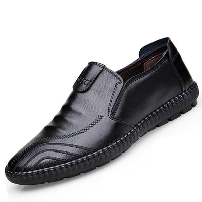 Zapatos de Cuero Casual Británicos Transpirables para Hombre - Image 7