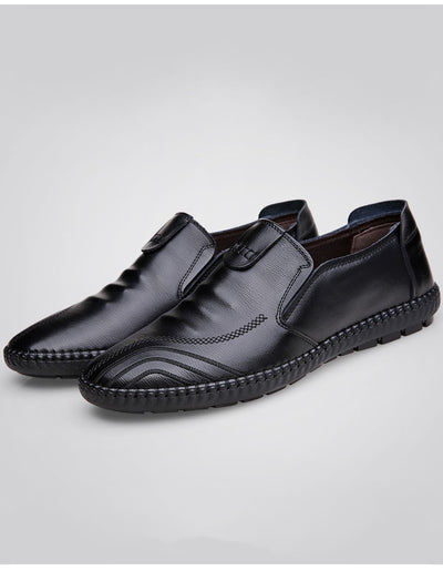 Zapatos de Cuero Casual Británicos Transpirables para Hombre - Image 8