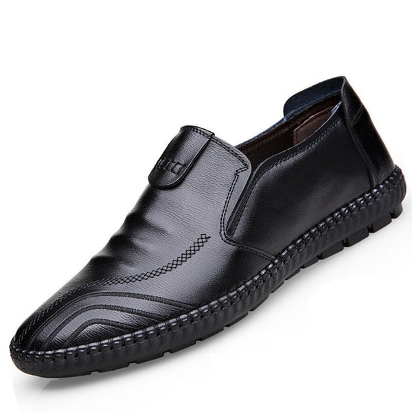 Zapatos de Cuero Casual Británicos Transpirables para Hombre - Image 3