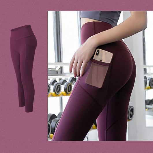 Leggins Deportivos Ajustados con Malla Trasera y Bolsillos Laterales - Image 3