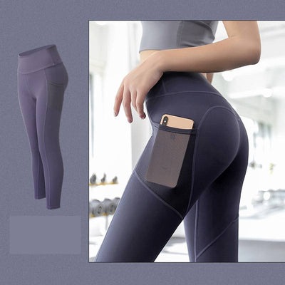 Leggins Deportivos Ajustados con Malla Trasera y Bolsillos Laterales - Image 2