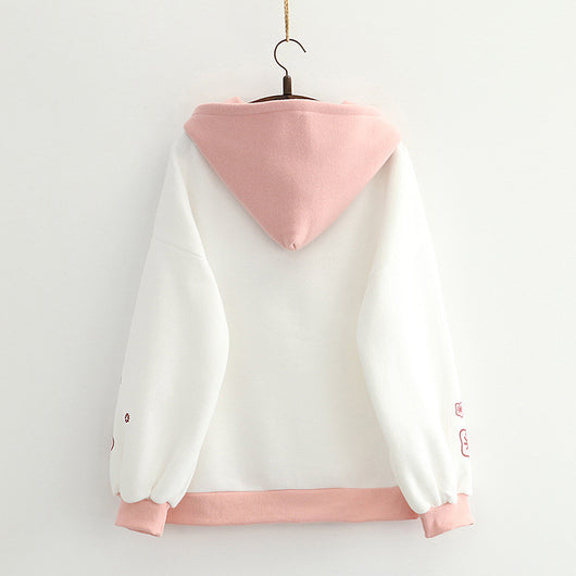 Sudadera con Capucha Acolchada para Niña - Abrigo Cálido Estilo Fresco - Image 2