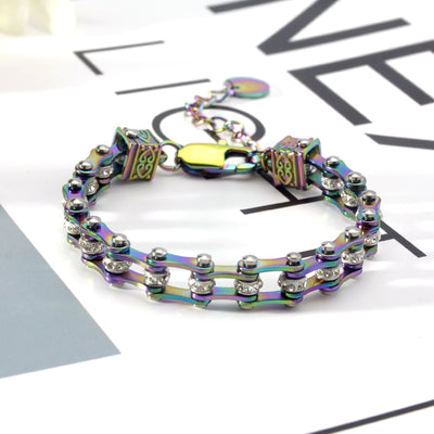 Pulsera de Acero Titanio para Motocicleta y Bicicleta - Image 10