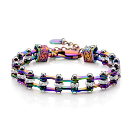 Pulsera de Acero Titanio para Motocicleta y Bicicleta