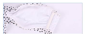 Bikini sin Armadura con Estampado de Lunares Blanco y Negro - Image 8