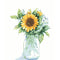Cuadro de Óleo - Botella de Aceite de Girasol