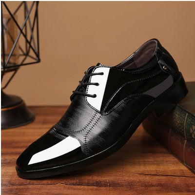 Zapatos de Cuero Británicos para Hombre - Elegancia Profesional y Casual - Image 3